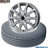 NV200・デリカD3｜165/80R14 97/95N〈4本セット〉｜トーヨー DELVEX 935 & BISON BN-02｜スタッドレスタイヤ＆ホイールセット|■タイプ別《セット》|【スタッド