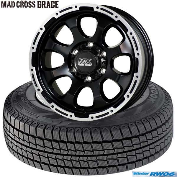 ϥ195/80R15 107L4ܥåȡӡåϥ󥳥å WINTER RW06 & MAD CROSS GRACEååɥ쥹ۥ륻å