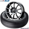 155/80R13 79Q〈4本セット〉｜グッドイヤーICE NAVI 8 & SCHNEDER StaG｜スタッドレスタイヤ＆ホイールセット|■メーカー別《セット》|【スタッドレスタイヤ&ホイールセ
