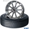 225/55R18 98Q〈4本セット〉｜ダンロップWINTER MAXX SJ8+ & Exceeder E07｜スタッドレスタイヤ＆ホイールセット｜SUV|■メーカー別《セット》|【スタッドレスタ