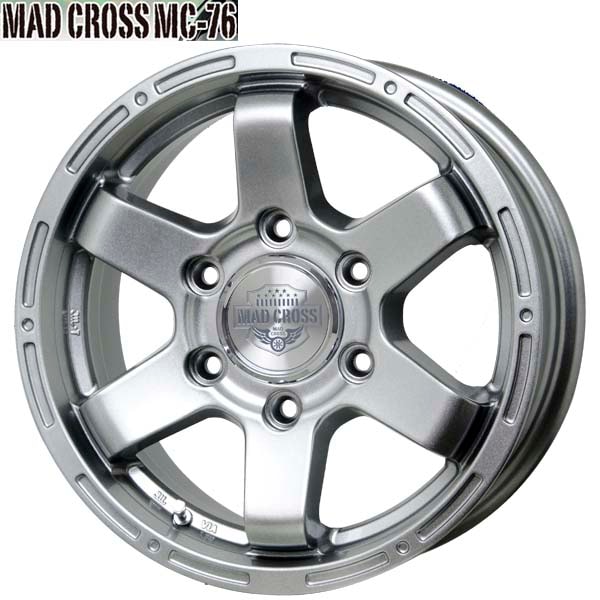 キャラバン｜MAD CROSS MC-76｜15インチ×6.0〈4枚〉｜マッド クロス MC