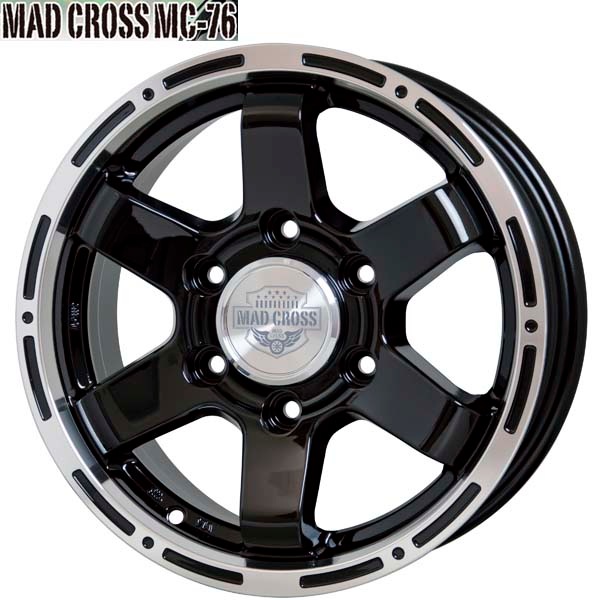 キャラバン｜MAD CROSS MC-76｜15インチ×6.0〈4枚〉｜マッド クロス MC