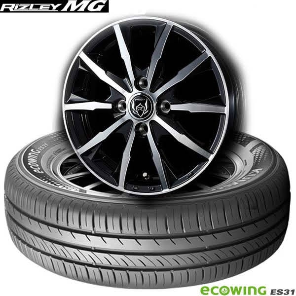 165/65R14 79Tå ecowing ES31ҥ󥰡ӡWEDS RIZLEY MGҥå 饤ĥ졼 ॸӡåۥ4ܥå
