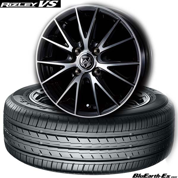 175/65R14 82S｜ヨコハマ BluEarth-Es ES32〈低燃費タイヤ〉＆RIZLEY 