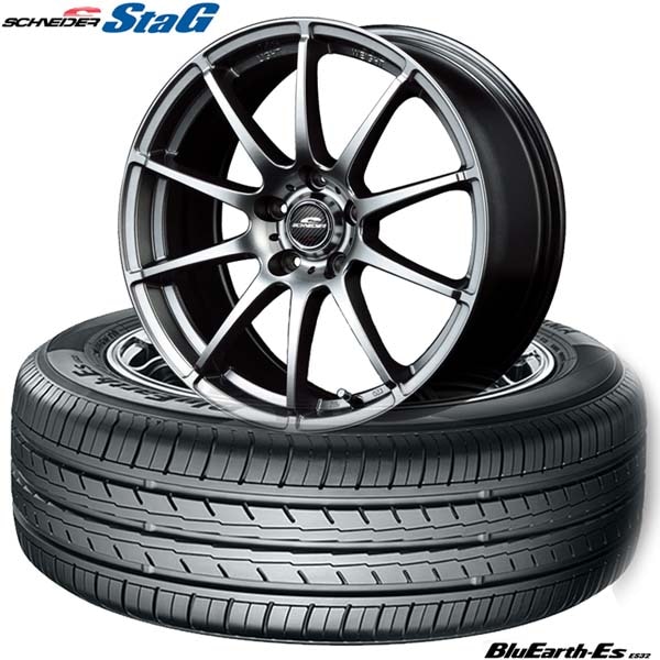 215/45R18 93Wå襳ϥ BluEarth-Es ES32ǳ񥿥ӡSCHNEIDER StaGåۥ4ܥå