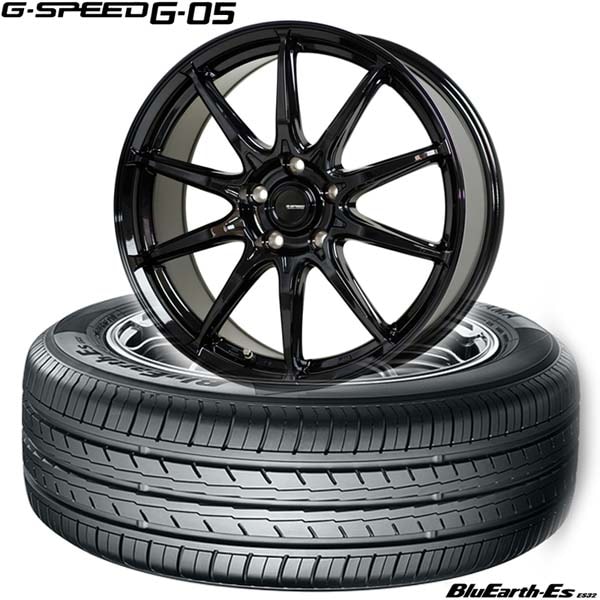 225/55R17 97Wå襳ϥ BluEarth-Es ES32ǳ񥿥ӡGSpeed G-05åۥ4ܥå