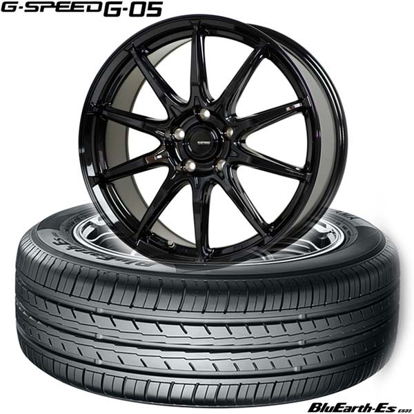 215/45R18 93Wå襳ϥ BluEarth-Es ES32ǳ񥿥ӡGSpeed G-05åۥ4ܥå