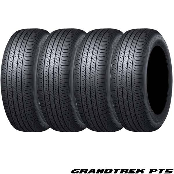 225/65R17 102V〈4本〉｜ダンロップGRANDTREK PT5｜SUV-緑タイヤドットJP