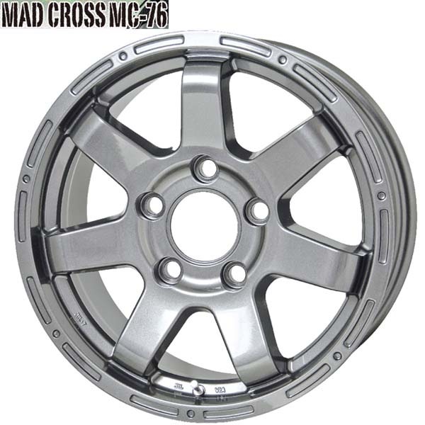 ジムニー｜MAD CROSS MC-76｜16×5.5 +22 139.7 5H〈4枚〉｜マッド