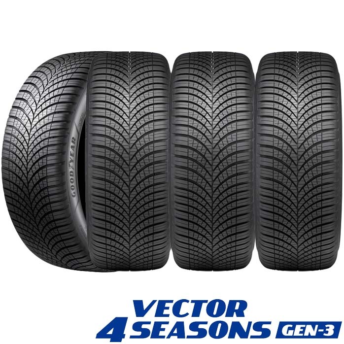 225/55R17 101Y XL〈4本〉｜グッドイヤー VECTOR 4SEASONS GEN-3 