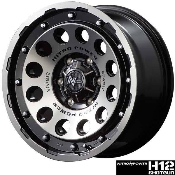 NITRO POWER H12 SHOTGUN〈BC/M〉｜17×8.0 +20 139.7 6H〈4枚