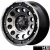 NITRO POWER H12 SHOTGUN〈BC/M〉｜17×8.0 +20 139.7 6H〈4枚〉｜ハイラックスサーフ・ランドクルーザープラドetc用アルミホイール|■NITRO POWER 
