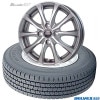 バン用｜185/80R14 102/100N〈4本セット〉｜トーヨー DELVEX 935 & Exceeder E07｜スタッドレスタイヤ＆ホイールセット|■タイプ別《セット》|【スタッドレスタイヤ