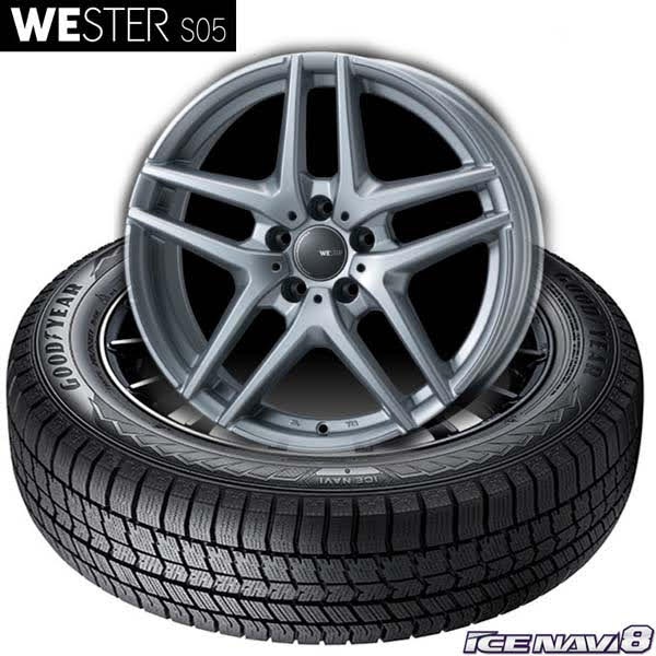 グッドイヤー ICE NAVI 8|215/60R16 95Q|& WESTER S05|16×7.0 グッドイヤー ICE NAVI 8|215/60R16 95Q|& WESTER S05|16×7.0