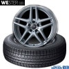 ダンロップ WINTER MAXX03｜195/55R16 87Q｜& WESTER S05｜16×6.5+46 100 5H〈アウディーA1(GB)/VWポロ(AW)〉｜スタッドレスタイヤホイール4