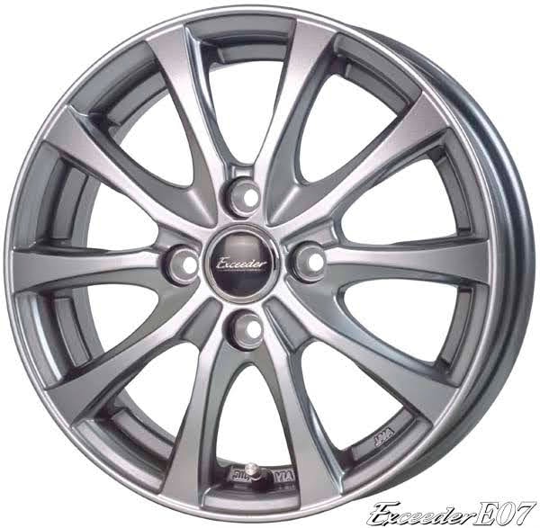 Exceeder ホイール　14インチ Exceeder E07｜14インチ×5.5〈4枚〉｜アルミホイール | 【アルミ