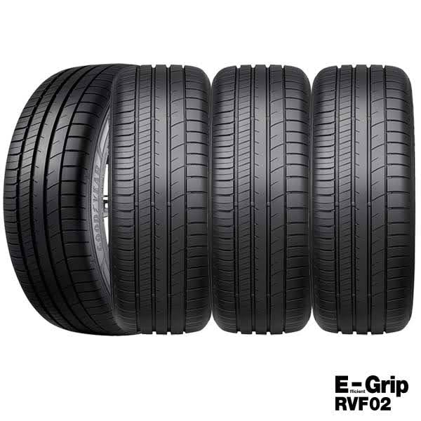 グッドイヤー EfficientGrip 205/60R16 4本 9分溝2本と8～9分溝2本