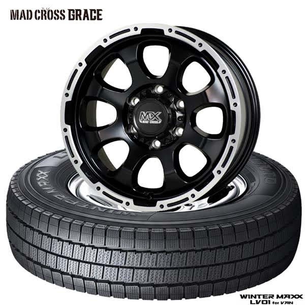 Х195/80R15 107L4ܥåȡӡååWINTER MAXX LV01 & MAD GRACEååɥ쥹ۥ륻å