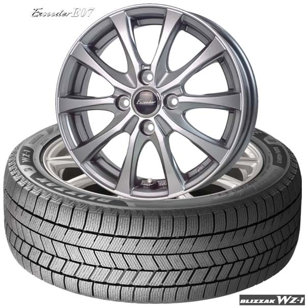 155/65R14 75Q〈4本セット〉｜ブリヂストン BLIZZAK WZ-1 & Exceeder 