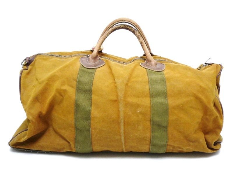 60's llbean 筆記体タグ レザーハンドル ダッフルバッグ 60's LLBean