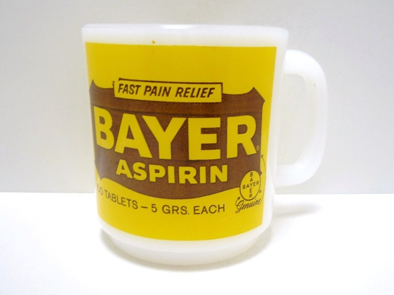 BAYER ASPIRIN | OTHER MUGCUP -その他のマグカップ-,グラスベイク 