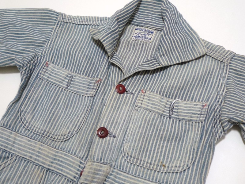 40's SUPER OX HIDE ヒッコリー オールインワン | KIDS -キッズ-,衣類
