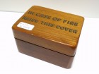 IN CASE OF FIRE��RAISE THIS COVER������