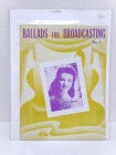 1943ǯBALLADS FOR BROADCASTING