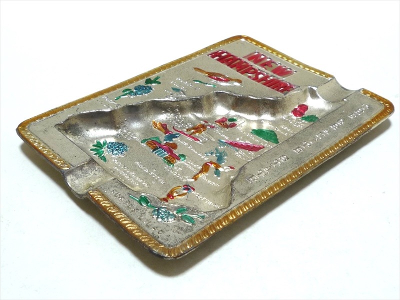 50's NEW HAMPSHIRE メタルアッシュトレイ | ANTIQUE -アンティーク