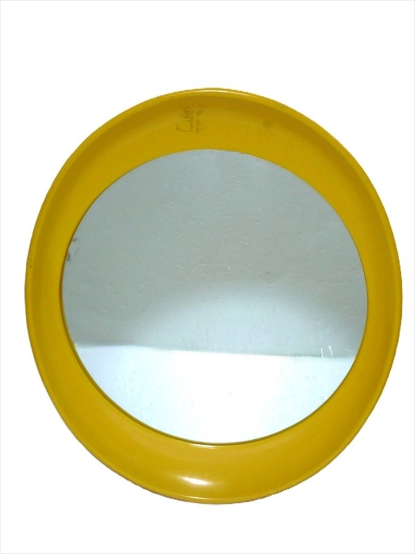 スペースエイジ アクリルミラー　70s 壁かけ鏡　ラウンドミラー　レトロポップ スペースエイジ アクリルミラー 70s 壁かけ鏡 ラウンドミラー レトロ