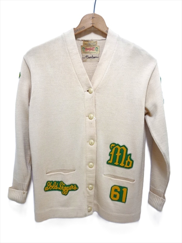 50's HL Whiting社 Sportsman Reno レタードカーディガン | KNIT ITEM