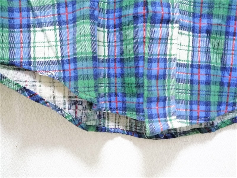 60s 70s MontgomeryWard モンゴメリーワード ネルシャツ Montgomery Ward◇60s-70s/ネルシャツ/M/ウール/BLU/チェック