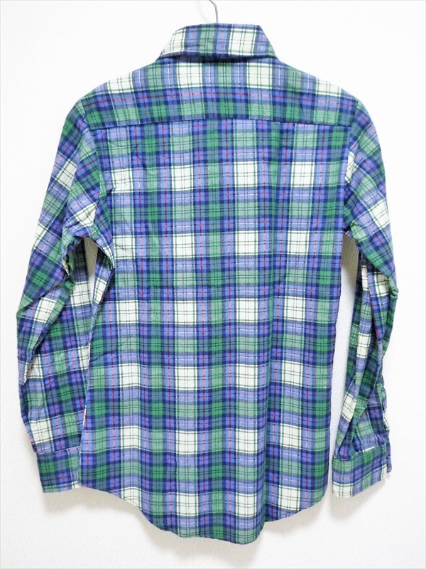 60s 70s MontgomeryWard モンゴメリーワード ネルシャツ Montgomery Ward◇60s-70s/ネルシャツ/M/ウール/BLU/チェック