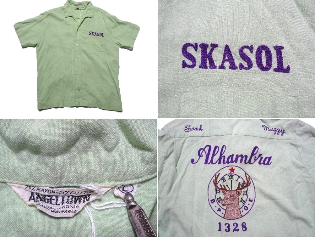 ヴィンテージ ボーリングシャツ ANGELTOWN 02eb165499dc19da18397f270d3a95