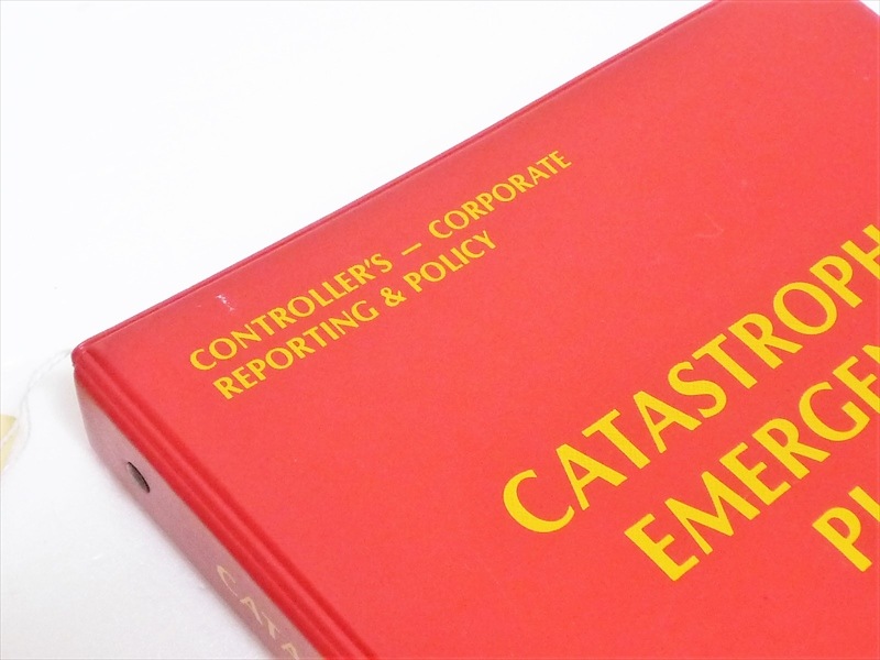 Levi's��CATASTROPHIC EMERGENCY PLAN���Х������