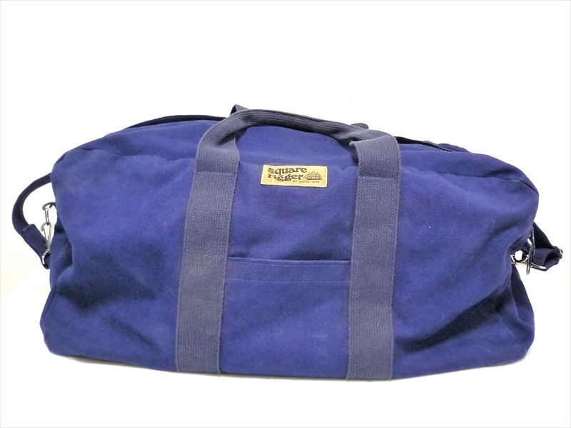 80's square rigger by LANDS' END キャンバス地 ボストンバッグ