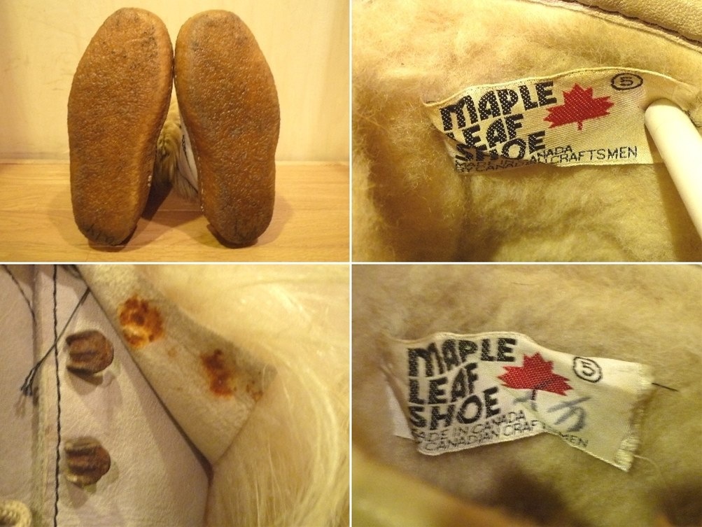70��s��MAPLE��LEAF��SHOE���쥶��&�ե���
