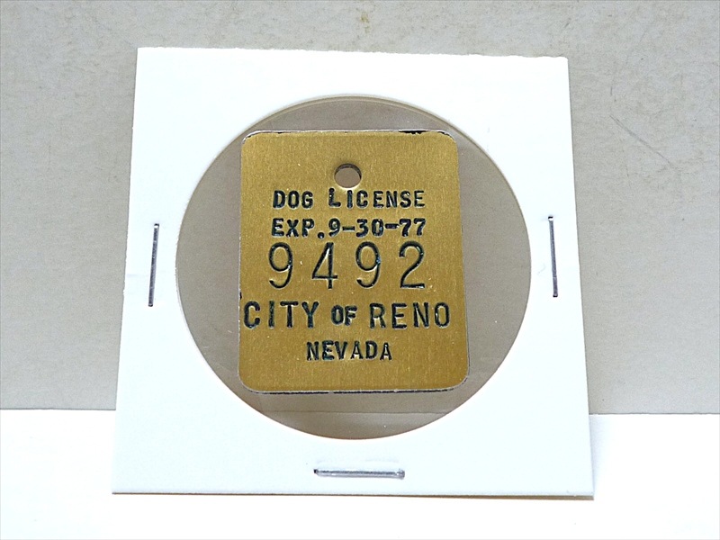 1977ǯ �ɥå����� �ͥХ��� CITY OF RENO��9492��
