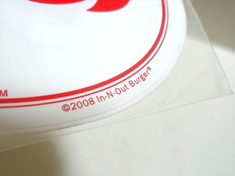 2008ǯ��IN-N-OUT BURGER�����ƥå���