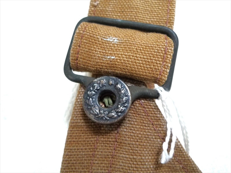 40’ｓ～　キャンバス地　ワークエプロン　月桂樹ボタン 40's～ キャンバス地 ワークエプロン 月桂樹ボタン | ANTIQUE