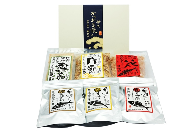 かつおの天ぱく 鰹節 波切節 かつお自慢セット K-104