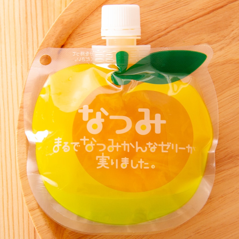 なつみ パウチゼリー 夏みかんゼリー まるで夏みかんなゼリーが実りました 160g 夢工房くまの