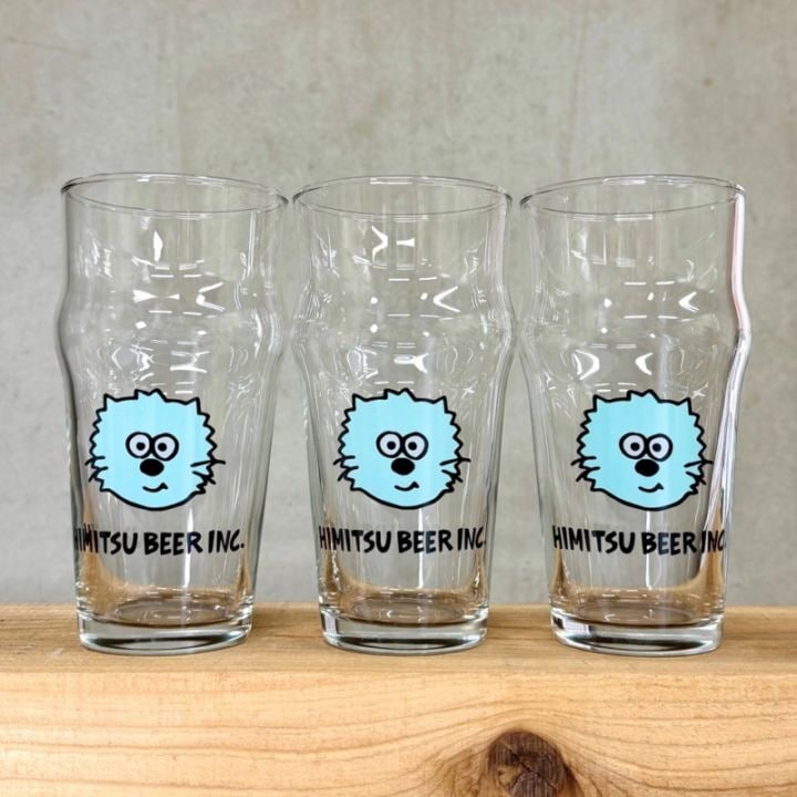 ひみつビール ラッコちゃんグラス 1個 クラフトビール 三重県伊勢市二見町 地ビール
