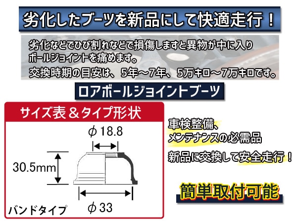□オデッセイ RB1 RB2 RB3 RB4 タイロッド エンド ブーツ DC-1125 □オデッセイ RB1 RB2 RB3 RB4 タイロッド エンド ブーツ DC-1125
