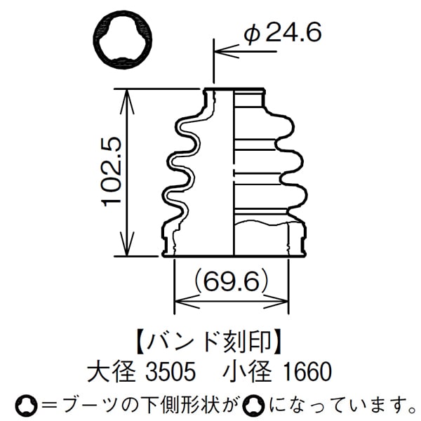 フォレスター SH5 SH9 SHJ SJ5 SJG ドライブシャフトブーツ フロント