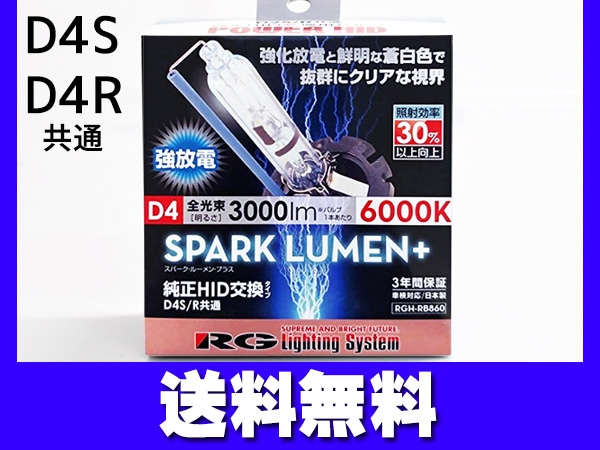 新品未使用★純正HID交換用バルブD4S/R共通 RGH-RB850 partsking_rgh-rb850
