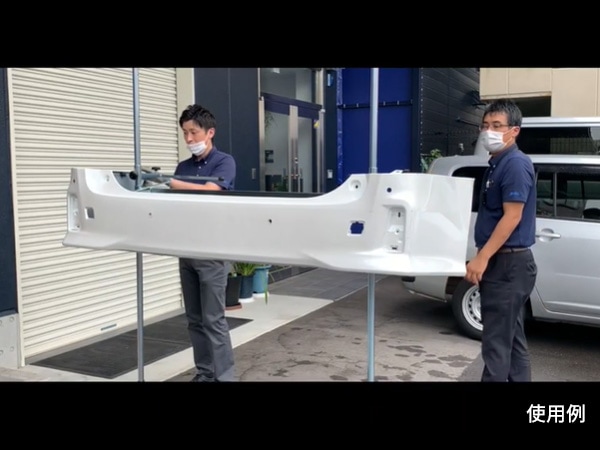 塗装スタンド W型 スプレースタンド 幅1300mmX長さ700mmX高さ1940mm