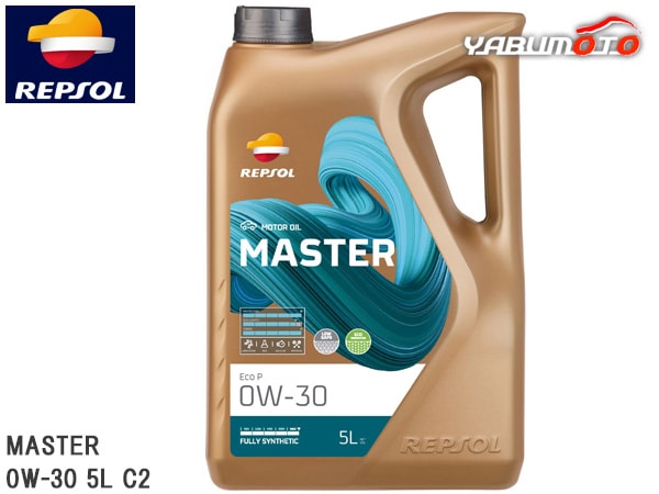 REPSOL エンジンオイル MASTER ECO-P 0W-30 5L C2 007455 全合成
