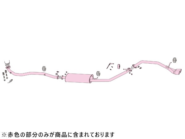 フジツボ マフラー A-K エーケー LA600S タント カスタム NA 2WD KF