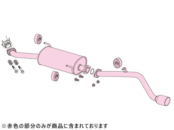 フジツボ マフラー A-K エーケー DA64V エブリイ バン ターボ